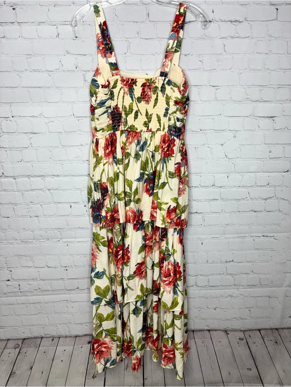Abercrombie & Fitch The A&F Emerson Tiered Maxi Dress Floral